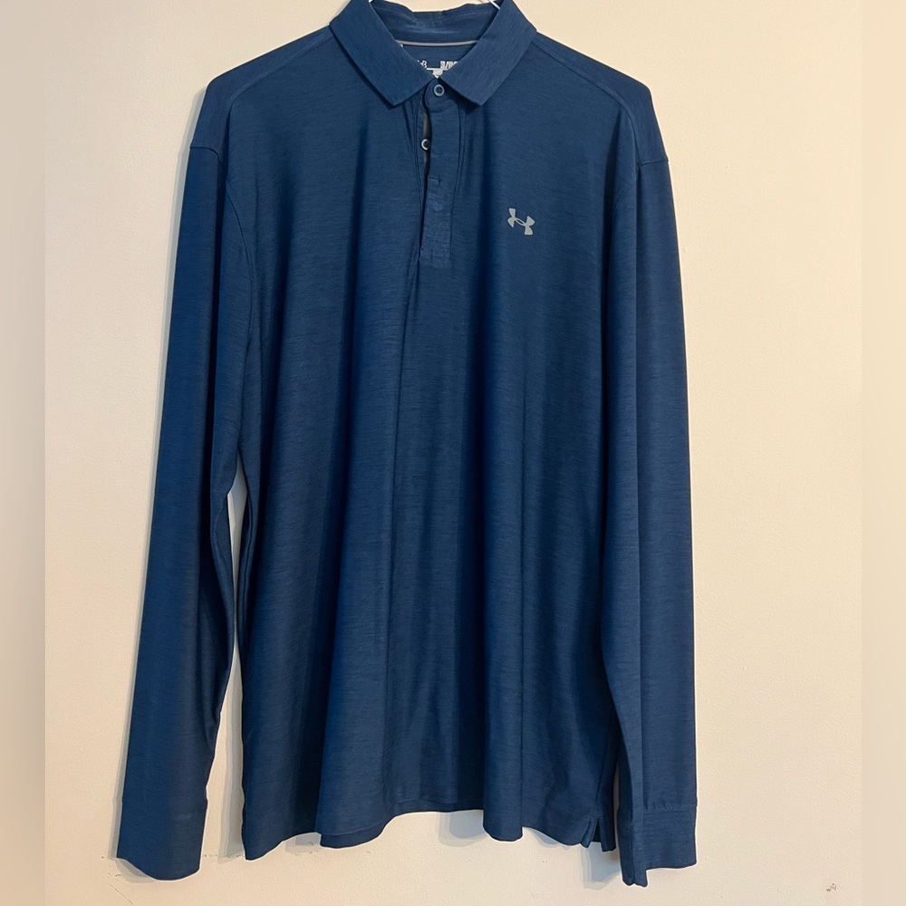 Under Armor XL loose fit long sleeve polo shirt for Men